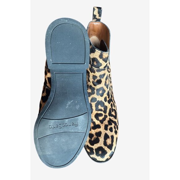Franco Sarto Womens Leopard Print Ankle Boots Size 8.5 - Picture 3 of 4